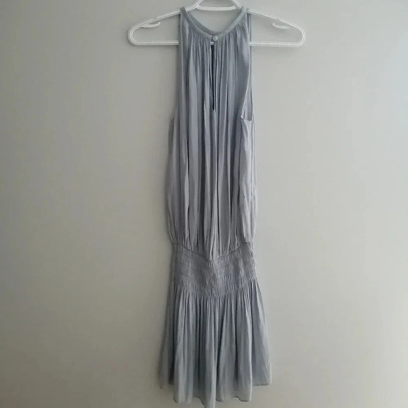Ramy Brook Paris Drop Waist Sleeveless Pleated Mini Dress Lightweight Event XS - Picture 4 of 16